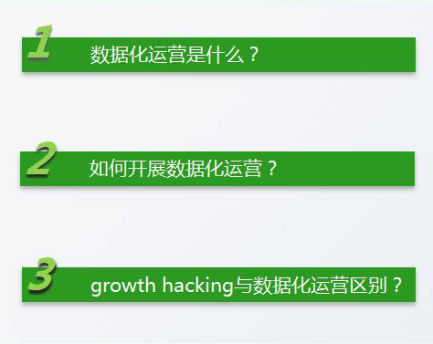 数据海洋：数据化运营经验谈